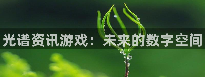 天美娱乐注册开户：光谱资讯游戏：未来的数字空间